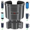 Upgraded Car Cup Holder Expander Adapter with Offset Adjustable Base,