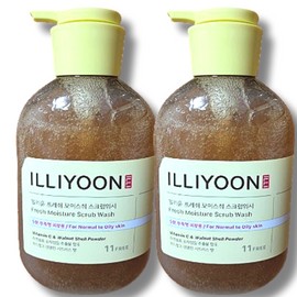 Illyyoon Fresh Moisture Scrub Wash 400ml (2 bottles) / 일리윤 프레쉬 모이스춰 스크럽 워시 400ml 2통