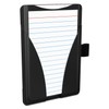 Oxford at-Hand Note Card Case, 3" x 5" Size, Black,