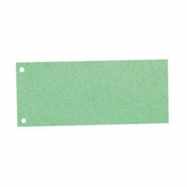 Esselte Leitz Dividers, Index, A4, 1/3, Pack of 100 Green