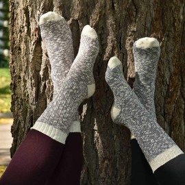 Maggie's Organics - Organic Cotton Ragg Socks - Classic for Women & Men - 4 Pairs - Unisex - Casual & Comfortable - Soft - Long Lasting - Made In The USA