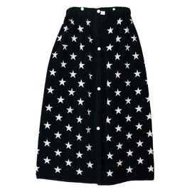 Blue Sail Towel Wrap for Boys and Girls, 31.5 inches (80 cm), 100% Cotton, with Name Tag, Swimwear, Pool Towel, Children’s Towel, for Changing, Bathing, Hot Springs, Swimming, Beach, Summer, Water Play, 31.5 x 47.2 inches (80 x 120 cm), H: All Over Star 