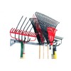 Monkey Bar Storage Garage Rake Rack