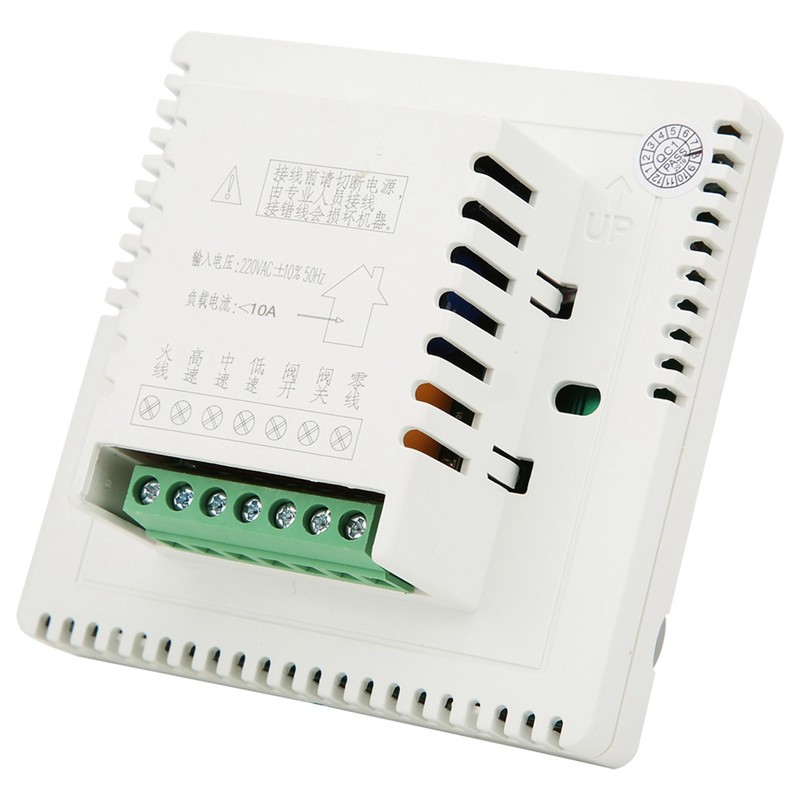 LCD Digital Thermostat Delay Compressor Protection Fan Coil Unit Temperature