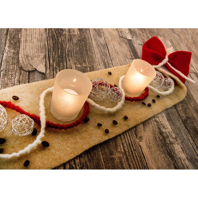 KragoART Wool Cord, Wool Cord 7 mm Wide on 20