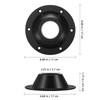 JECOMPRIS 2 Pack RV Table Base Mount: Aluminum Camper Table