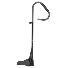 HECASA 57" H Hot Tub Handrail Spa Safety Rail Hot Tub Hand Rail W/Foam Cover, Spa Railing Hot Tub Rail 600LBS Capacity for Indoor/Outdoor Bath Slide Under Mounting Base Steel