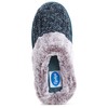 Womens Indoor/Outdoor Soft Cuff Chenille Knit Plush Two Tone Fur