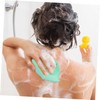 PACKOVE Silicone Bathing Brush with Soft Bristles for Gentle Body