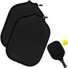 BEANPRECOY 2Pcs Neoprene Pickleball Paddle Covers (8.27 x 11.02 inch)