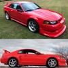 Ford 1994-2004 Ford Mustang Cobra R Black Radio Antenna Cover