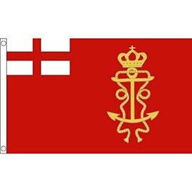 AZ FLAG James II Lord High Admiral Ensign 1686 Flag 3' x 5' - Bristish historic flags 90 x 150 cm - Banner 3x5 ft