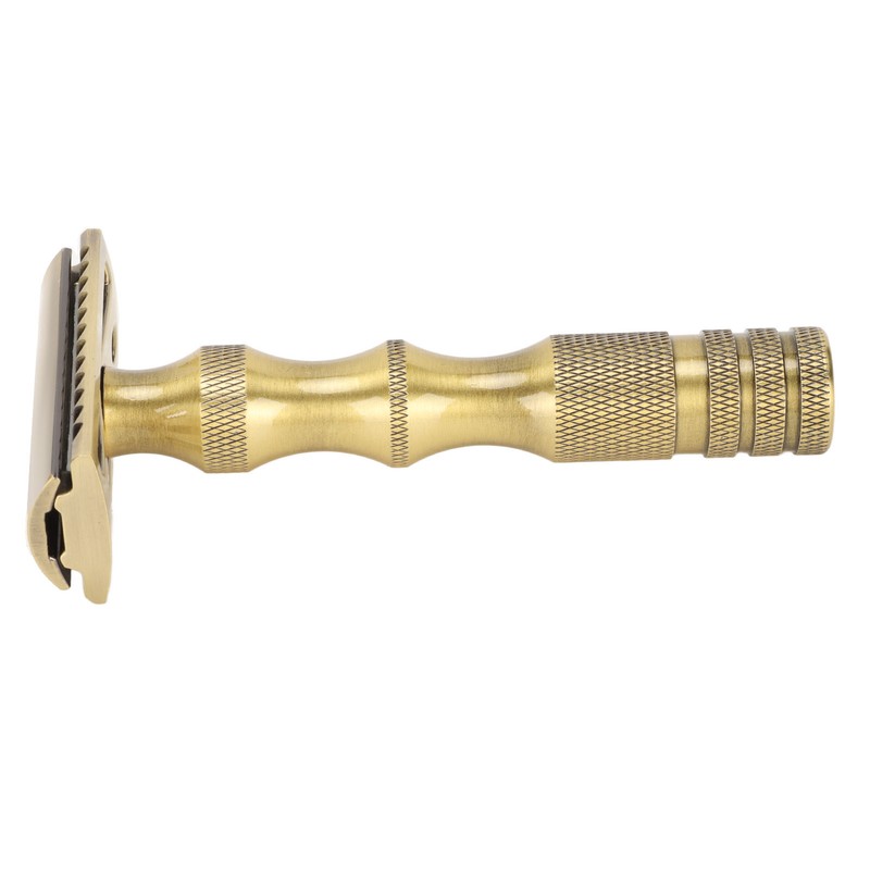 Manual Beard Trimmer Double Edge Replaceable Blades Prevent Slip Safe