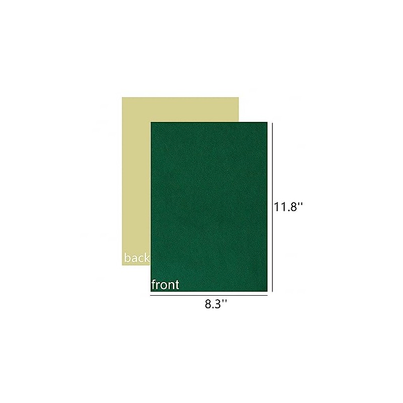 YaoHui 3-Pack Self-Adhesive Felt Sheets, Peel & Stick, A4 Size