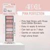 Ardell Nail Strips - Pink Perfection, Easy to Apply Wraps,