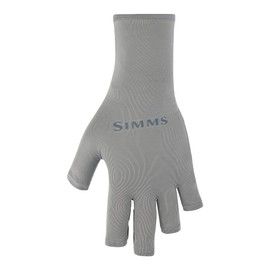 Simms Bugstopper SolarFlex Sunglove with Insect Shield, UPF 50+ Outdoor Fishing Gloves, Cinder, Large