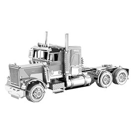 Fascinations Metal Earth Freightliner Long Nose Truck 3D Metal Model Kit