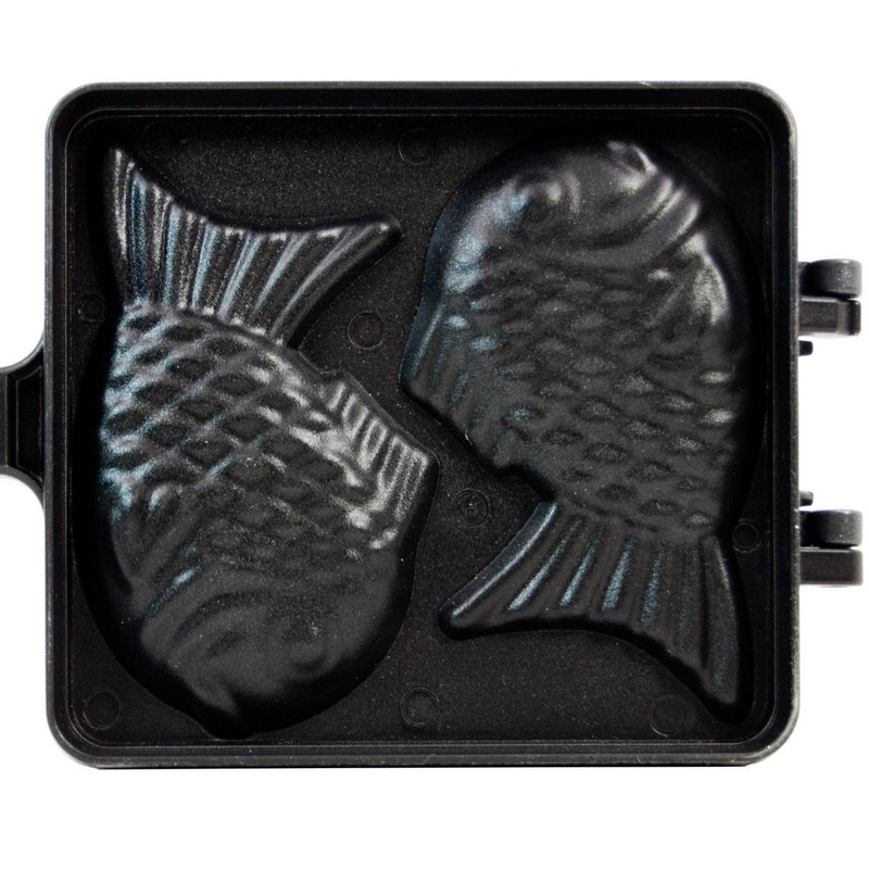COOKKING - Taiyaki Japanese Fish-shaped Pancake Double Pan, Made in