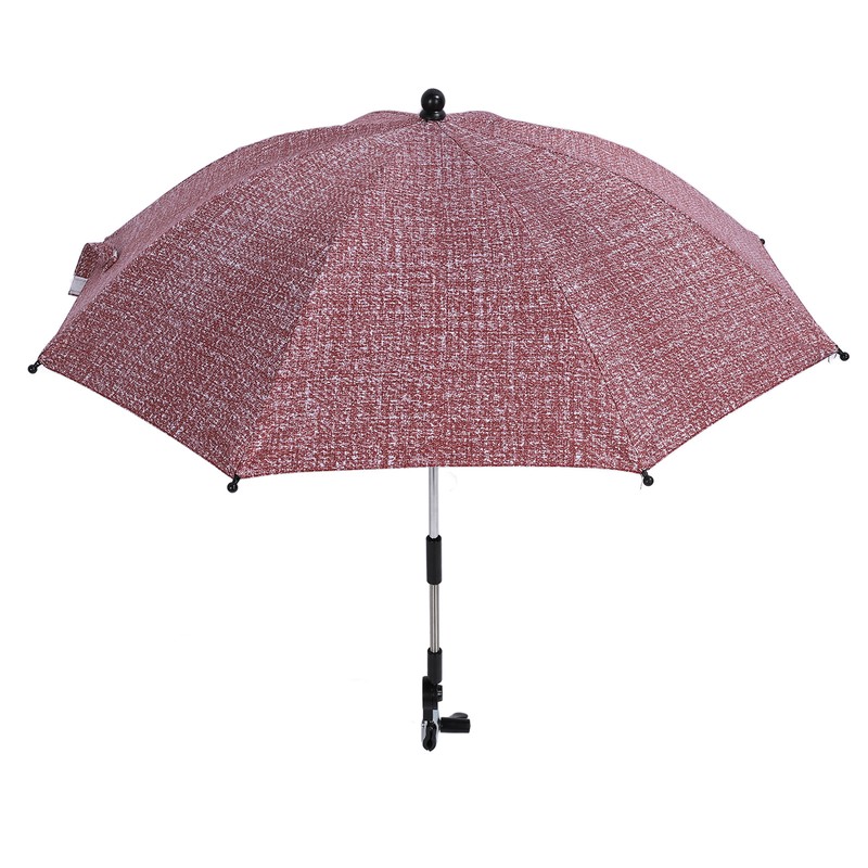 Baby Stroller Umbrella with 360 Degree Adjustable Clamp UV Protection