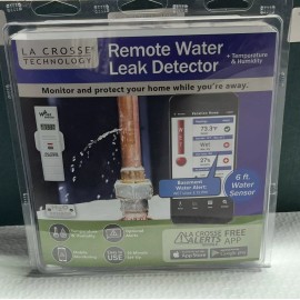 La Crosse Alerts Remote Temperature and Humidity Monitoring System w/Water Leak