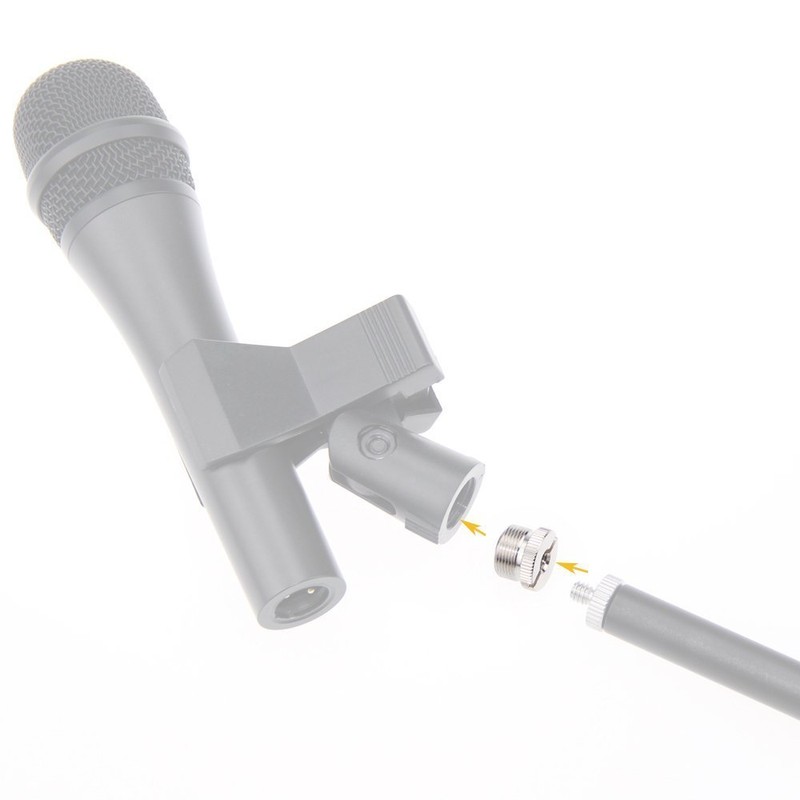 CAMVATE 5/8″ Male Convert 1/4″ Female Microphone Bolt Adapter for
