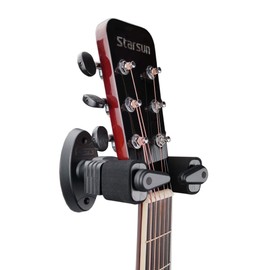 Guitar Wall Mounts,Aroma Guitar stand/Guitar Hook Holder with Auto Lock Design, Fits All Size Acoustic Guitar/Electronic Guitar/Bass