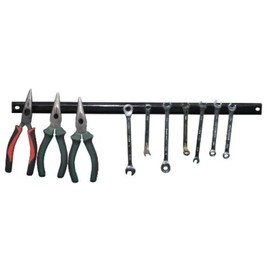 US General 18 in. Black Magnetic Wall Mount Tool Storage Rack