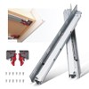 knobelite 2 Pairs 21 Inch Undermount Drawer Slides, Self Soft