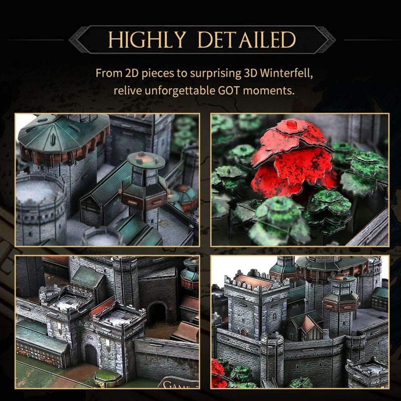 Game of Thrones Winterfell 3D Puzzle