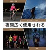 Yansolyn car or bicycle light reflects strongly and greatly improves