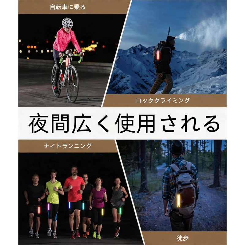 Yansolyn car or bicycle light reflects strongly and greatly improves