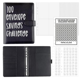 100 Envelopes Money Saving Challenge, Money Saving Planner Cash Envelope Budget Binder to Save $5,050, Easy and Fun Way for Budgeting Planner:_pink