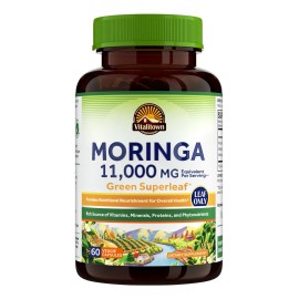 Vitalitown Moringa 11,000 Mg Energía E Inmunidad 60 Cápsulas