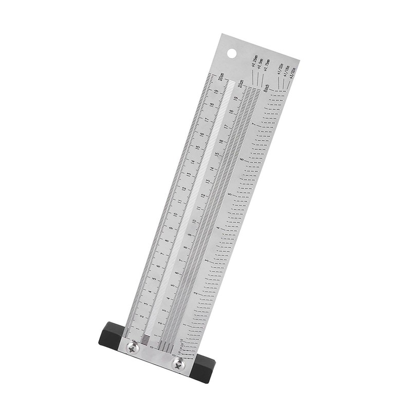 Ultra Precision Marking Ruler Stainless Steel Woodworking Scribing Ruler Gauging
