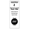 MusicNomad MN660 Diamond Coated Nut File 050 Inch Diamond Studded
