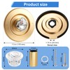 T470 Shower Trim Kit Compatible With Moen Chateau, Gold Handle