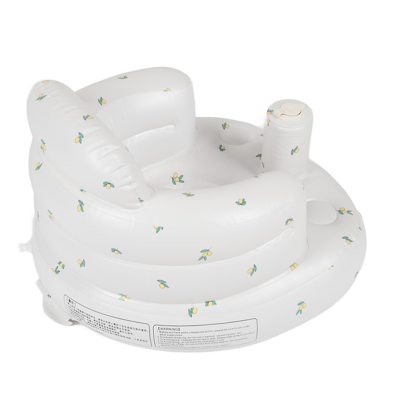 Baby Inflatable Seat Adjustable Protection PVC Cartoon Infant Support Inflatable