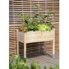 MIXC Wooden Raised Garden Bed with Legs, 48”L X 24”W,