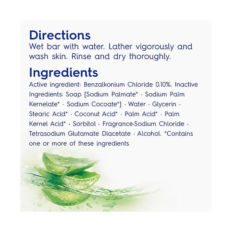 Dial Antibacterial Bar Soap, Aloe Scent, 4 oz., 16 pk.