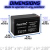 12V 7.5AH Sealed Lead Acid Battery for 12V 7ah 12V