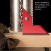 Woodworking Square 45 90 Degree Precise Positioning Aluminum Alloy Triangular