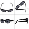 Hyyiyun Reader Sunglasses for Women Full Lens, 3 Pack UV