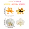 ASDIIT 12 Pcs Hibiscus Flower Hair Clips for Women, Artificial