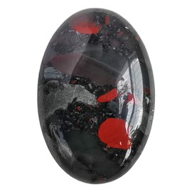 Manekieko Natural Red Jasper Worry Stones Oval Palm Pockets Healing Crystal Massage Spa Energy Stone