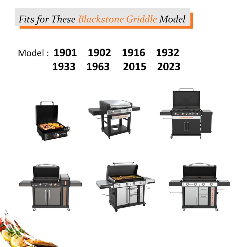 Gas Griddle Knobs Replacement for Blackstone Griddle Model #2154