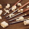 IMOTECHOM 5-Pieces Carbide Tipped Woodturning Tools Lathe Chisel Set with