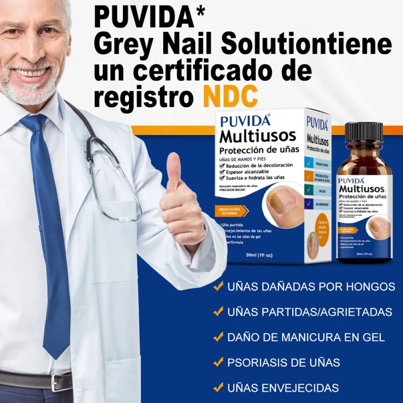 Kit 2 Uñas Hongo Líquido-inhibición 99% Hongos 30ml*2