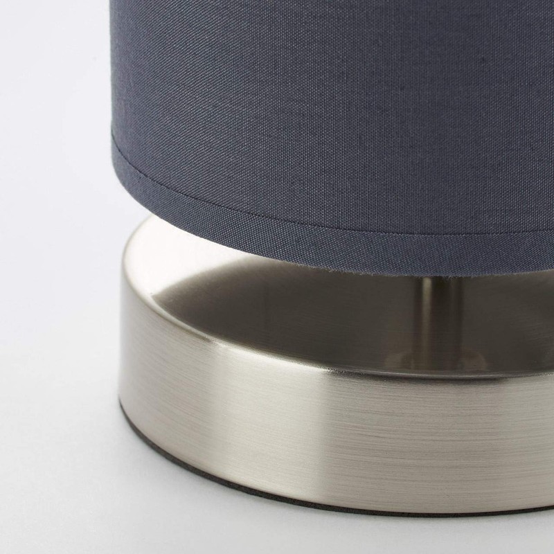 Brilliant AG 13247/22 Metal/Textile Floor Lamp, Grey (40 W E14)