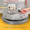 Everflow AWHP28 Aluminum Water Heater Drain Pan with 1 in.