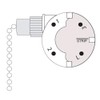 CeilingFanSwitch Zing Ear ZE-268S6 Switch 3 Speed 4 Wire Pull